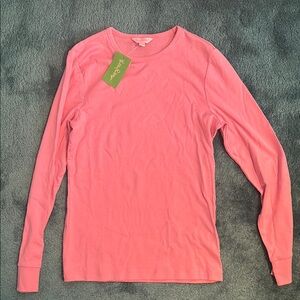 Lily Pulitzer Pink Long Sleeve Shirt